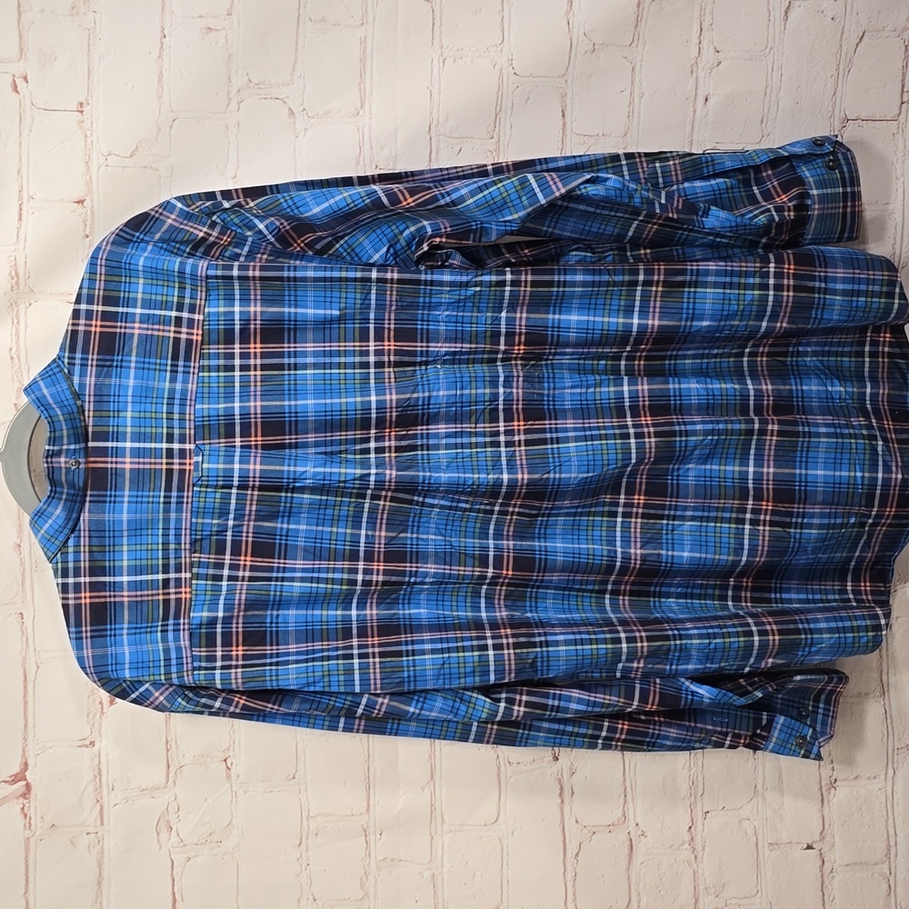 Nordstrom Smartcare Wrinkle Free Cotton Traditional Fit Dress Shirt Mens Size XL - Picture 8 of 14